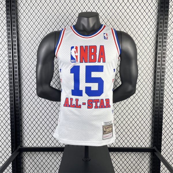 NBA Retro 2003 All-Star White Jersey CARTER#15 S-XXL