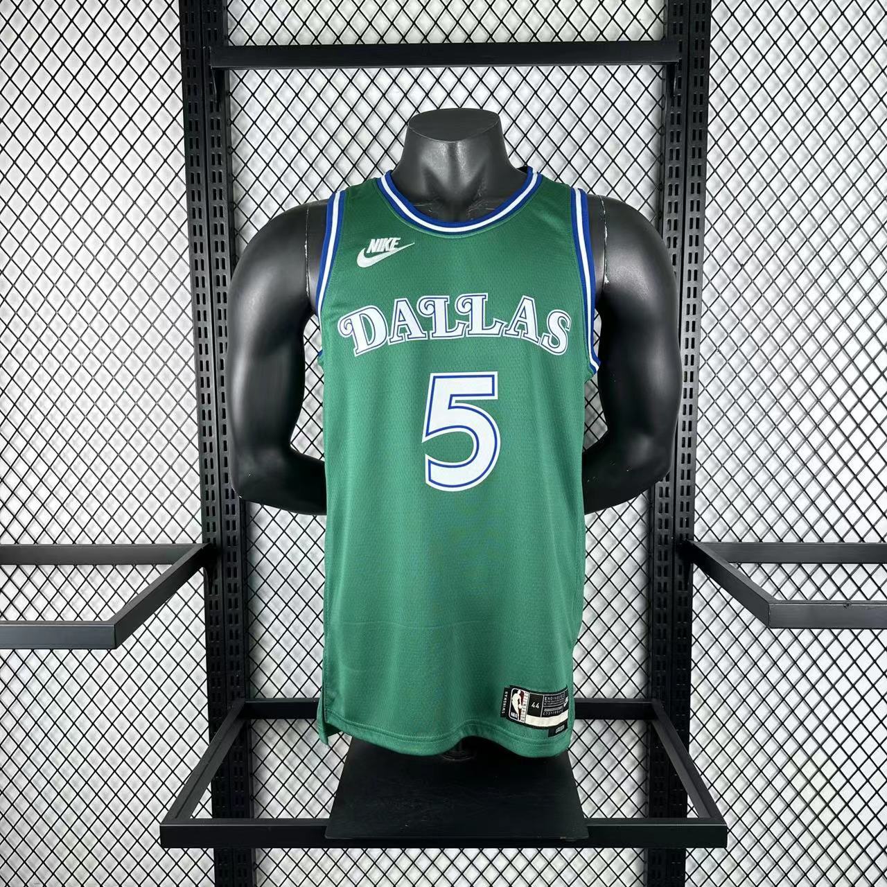 NBA Dallas Mavericks Round Neck Green Jersey RUSSELL#5 S-XXL