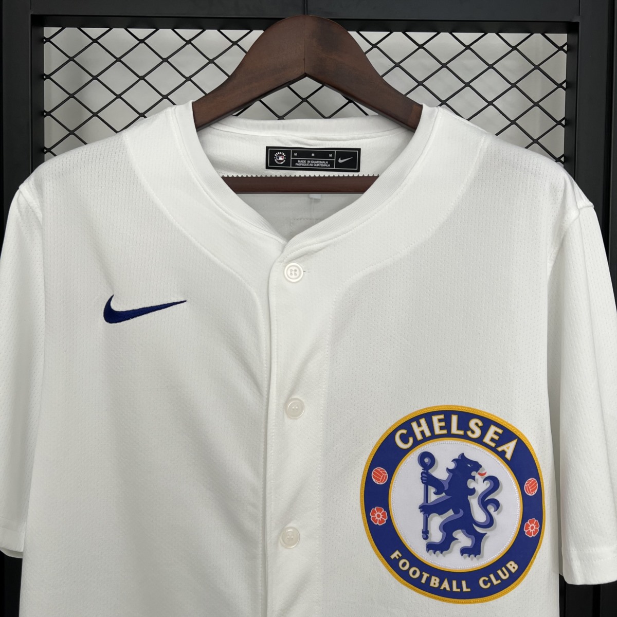 2025/26 Chelsea US Pack Full-Button Baseball White jersey Fan version