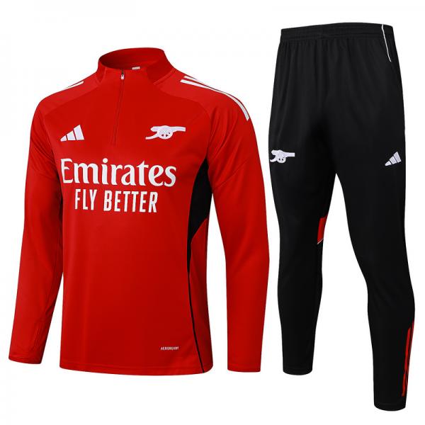 202526 Arsenal Red Long-sleeved half-pull training kit Football team kit