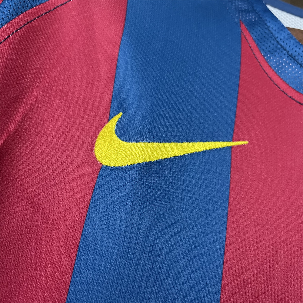 Retro Barcelona 2006 UEFA Champions League Home jersey Fan Version