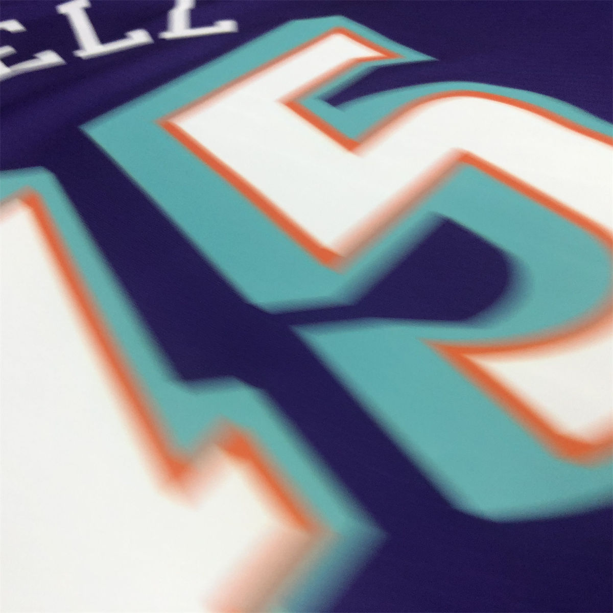 NBA Utah Jazz V-Neck Purple Jersey MITCHELL#45 S-XXL