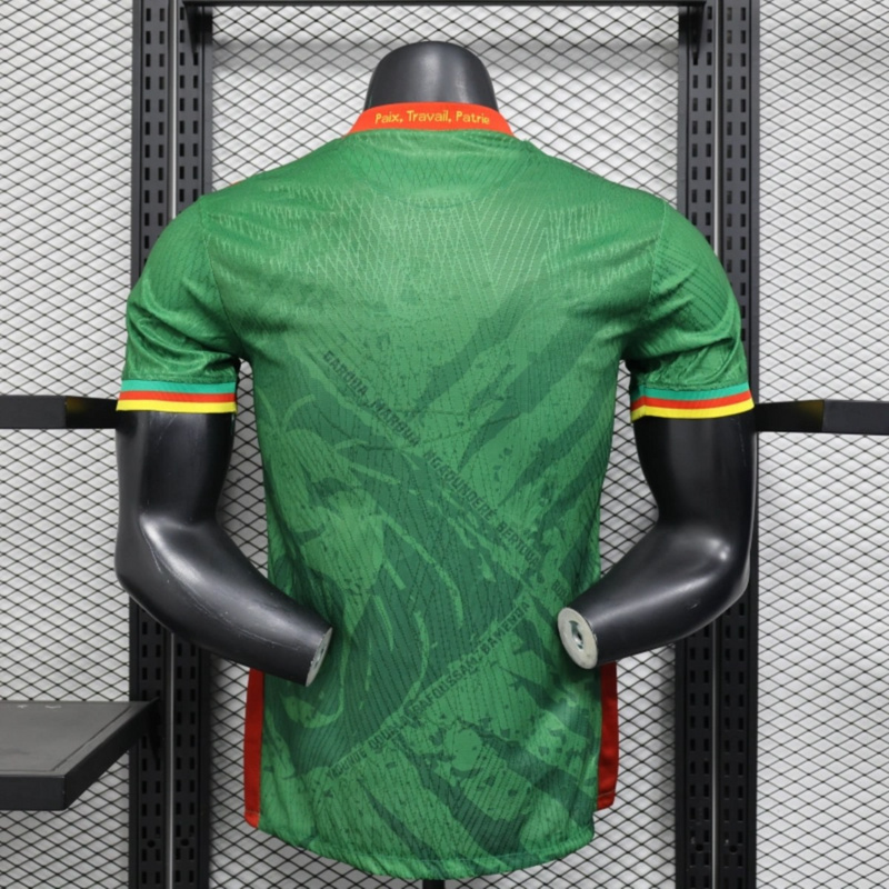 2025/26 Cameroon Home Green jersey Player Version