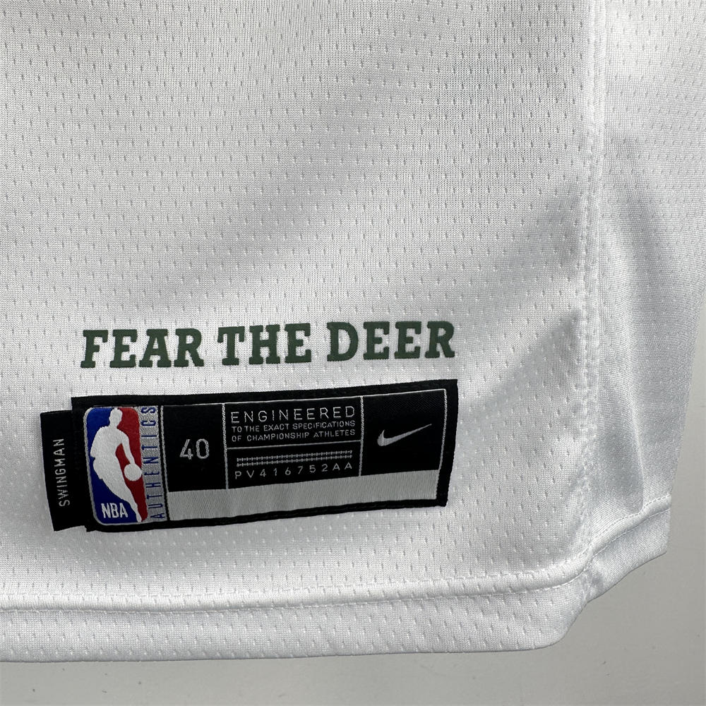 NBA Milwaukee Bucks 2018 Round Neck White jersey ANTETOKOUNMPO#34 S-XXL