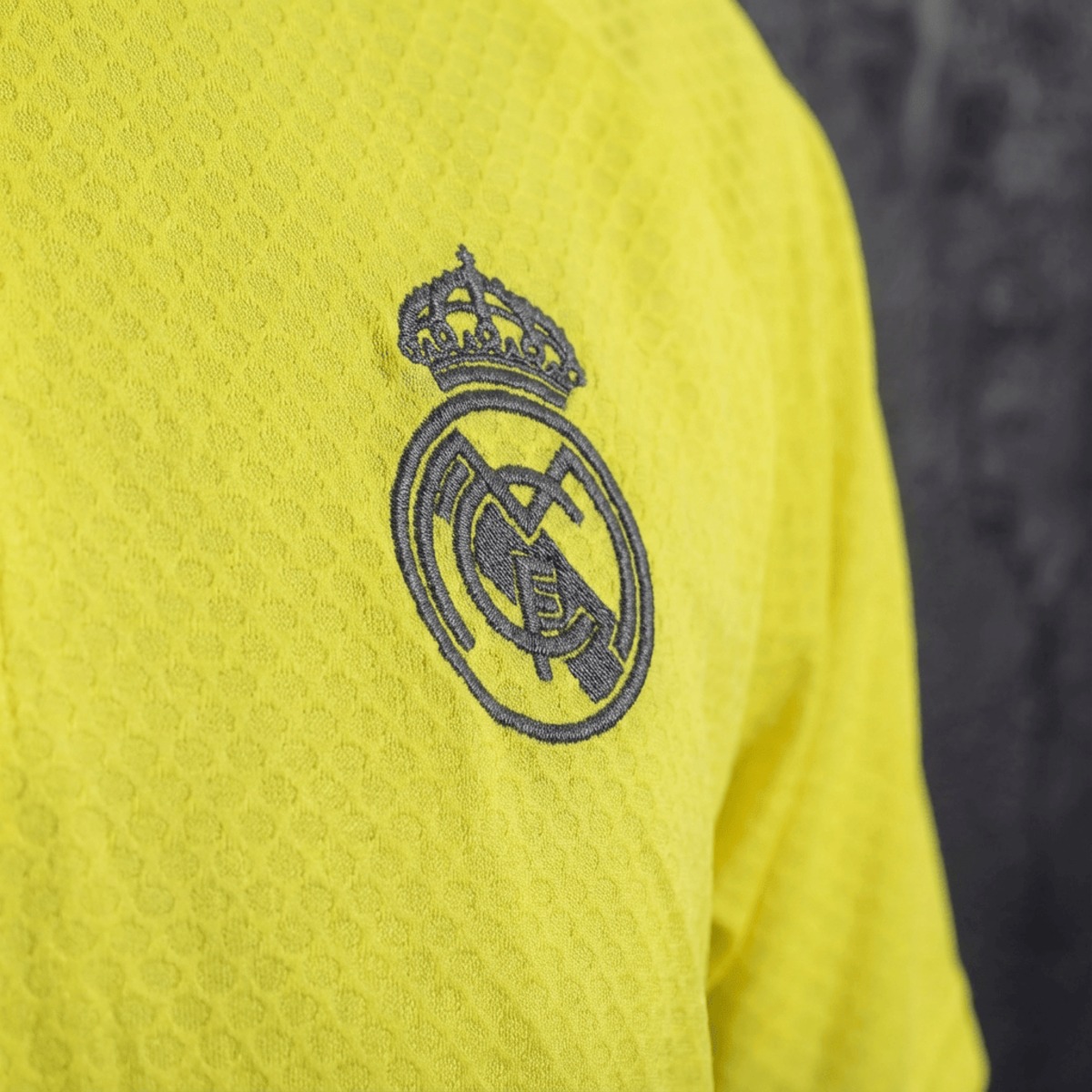 2025/26 Real Madrid Training Yellow Polo Fan version
