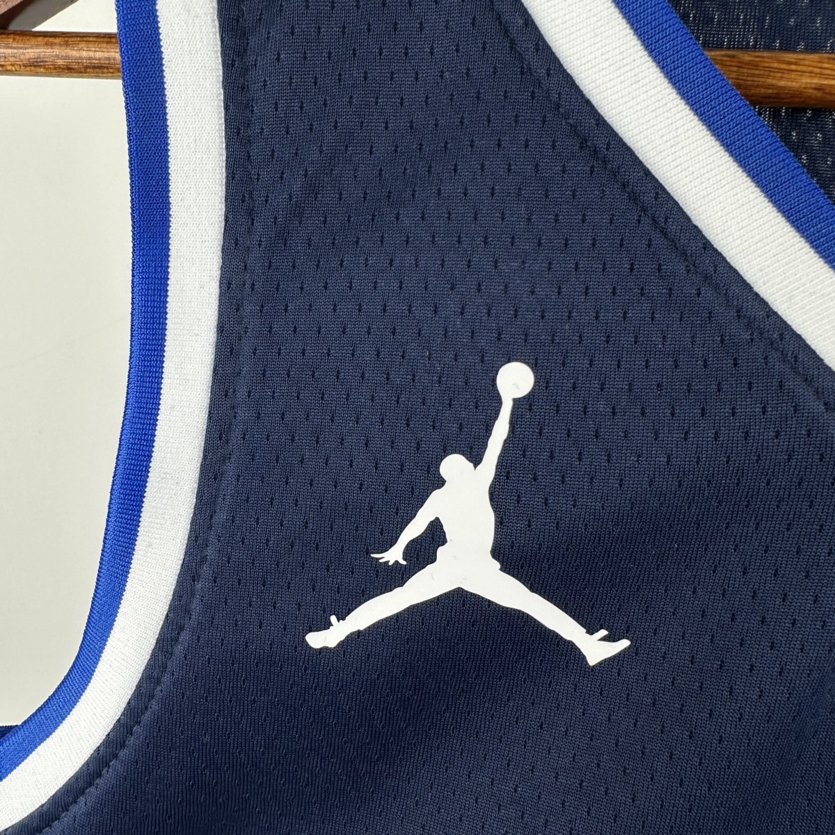 NBA Dallas Mavericks V-Neck Royal Blue Jersey DAVIS#3 S-XXL