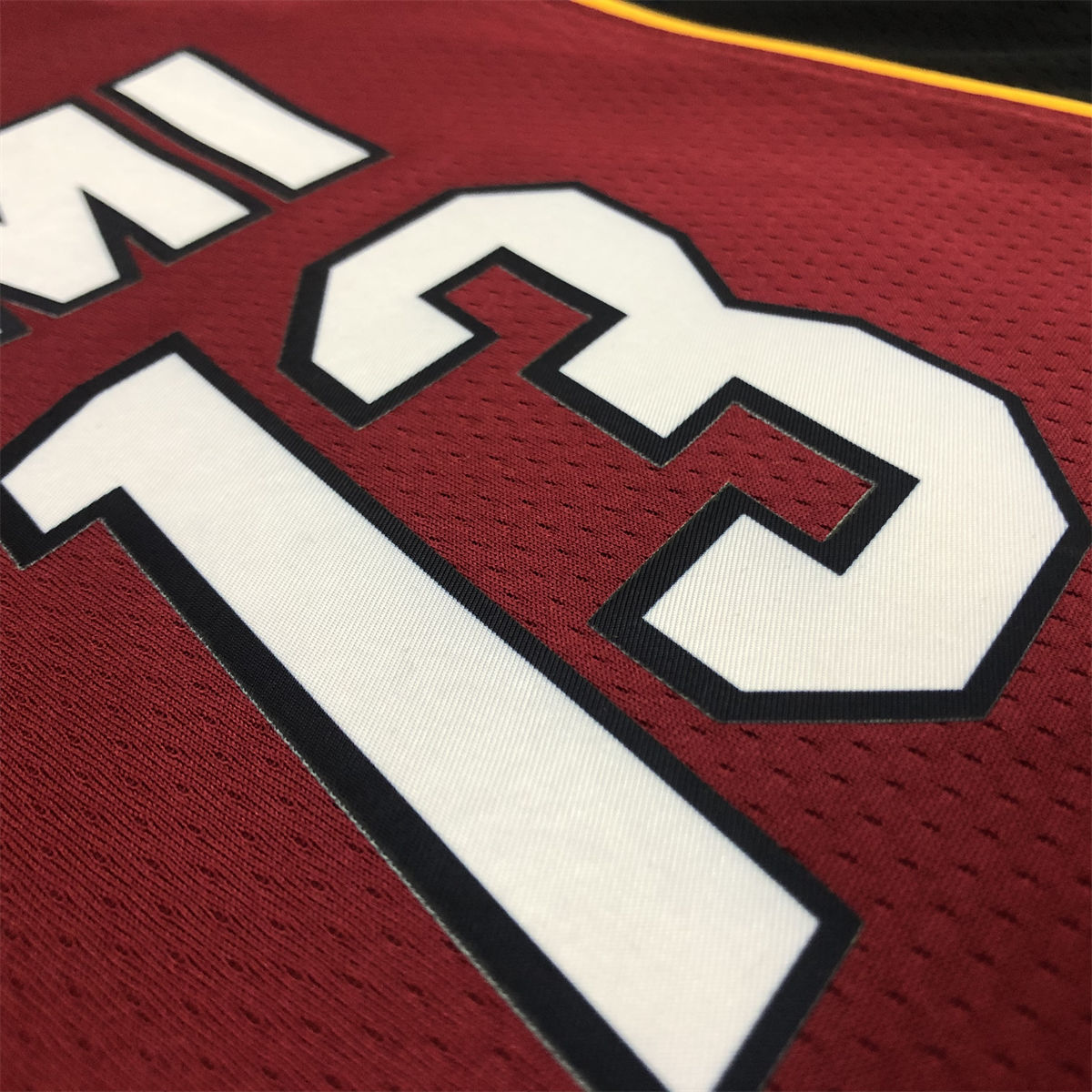 NBA Miami Hearts V-Neck Red Jersey ADEBAYO#13 S-XXL