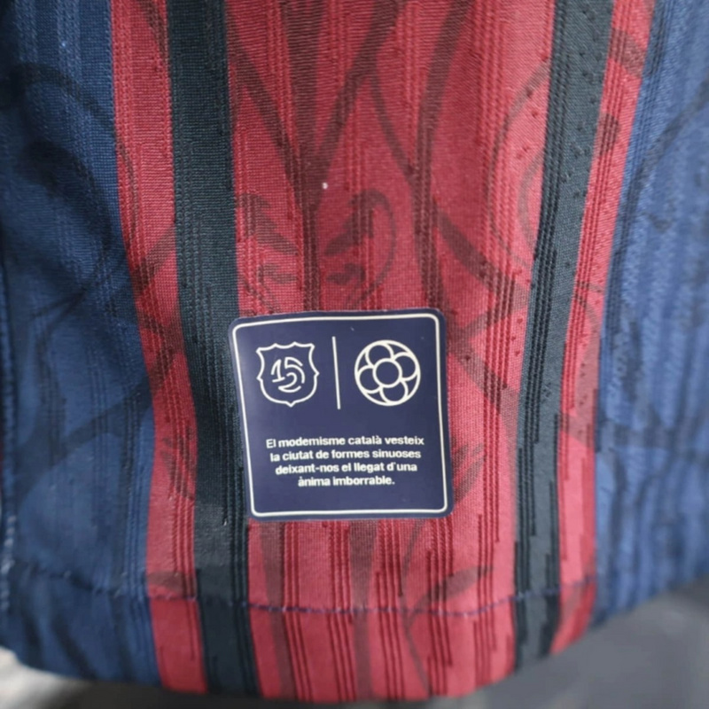 2025/26 Barcelona Special Edition Long Sleeve Jersey Player Version