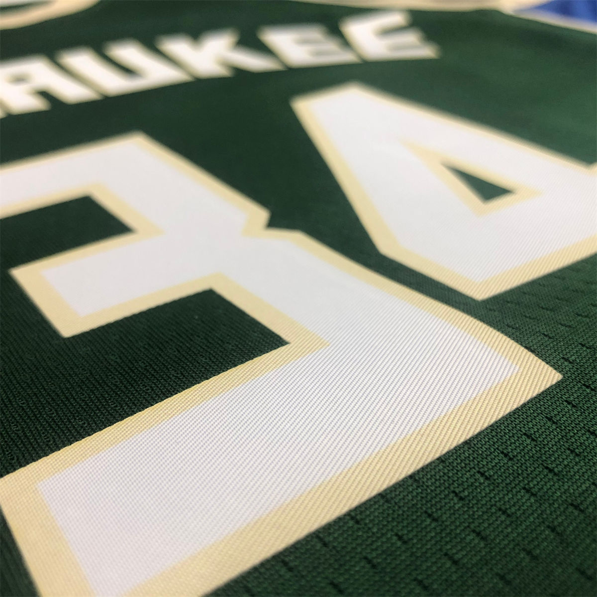 NBA Milwaukee Bucks V neck Green jersey ANTETOKOUNMPO#34 S-XXL