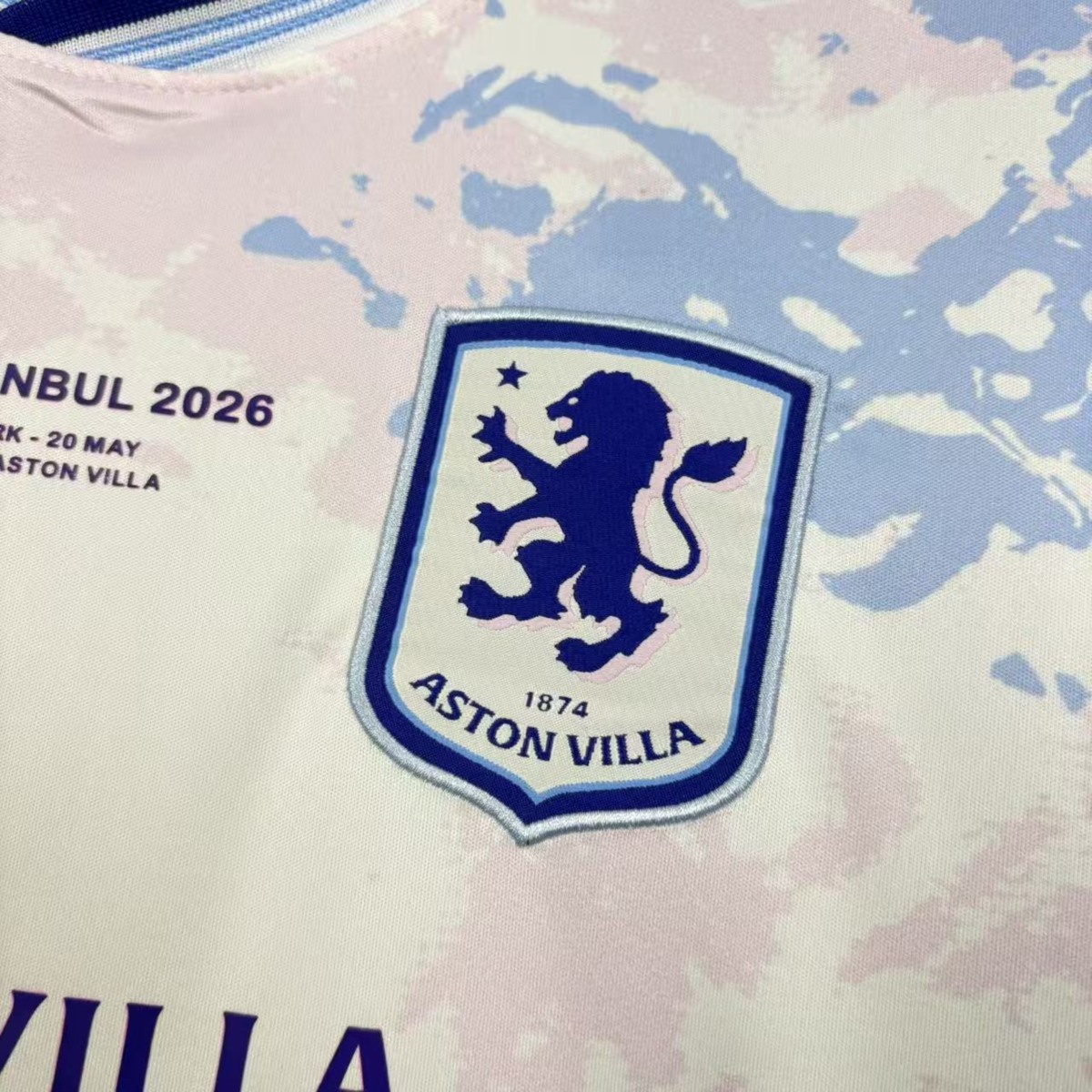 2026 Aston Villa Europa League Finals Jersey Fan version