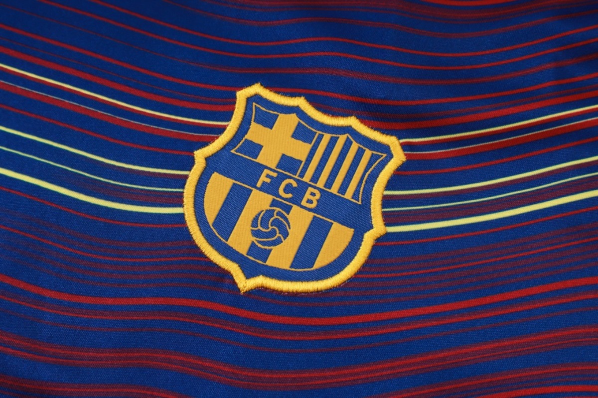 2026 Barcelona Colorful Blue Training Set Shirt and Shorts