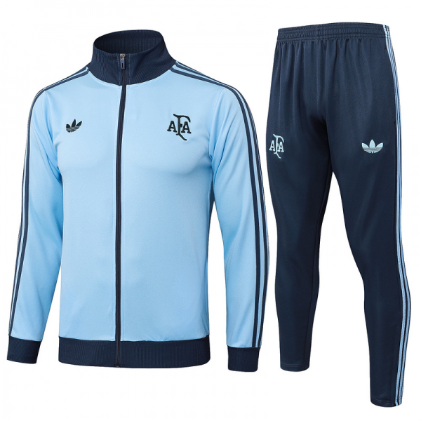 2024/25 Argentina Light blue Jacket Training Suit Set Football Team Shirt Sports Fashion