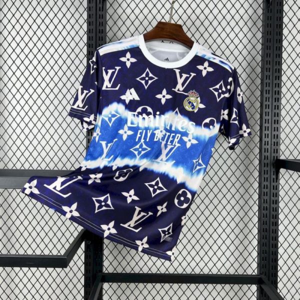 2025/26 Real Madrid Louis Vuitton Joint Edition Jersey Fan Version