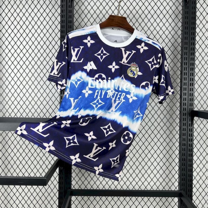 2025/26 Real Madrid Louis Vuitton Joint Edition Jersey Fan Version