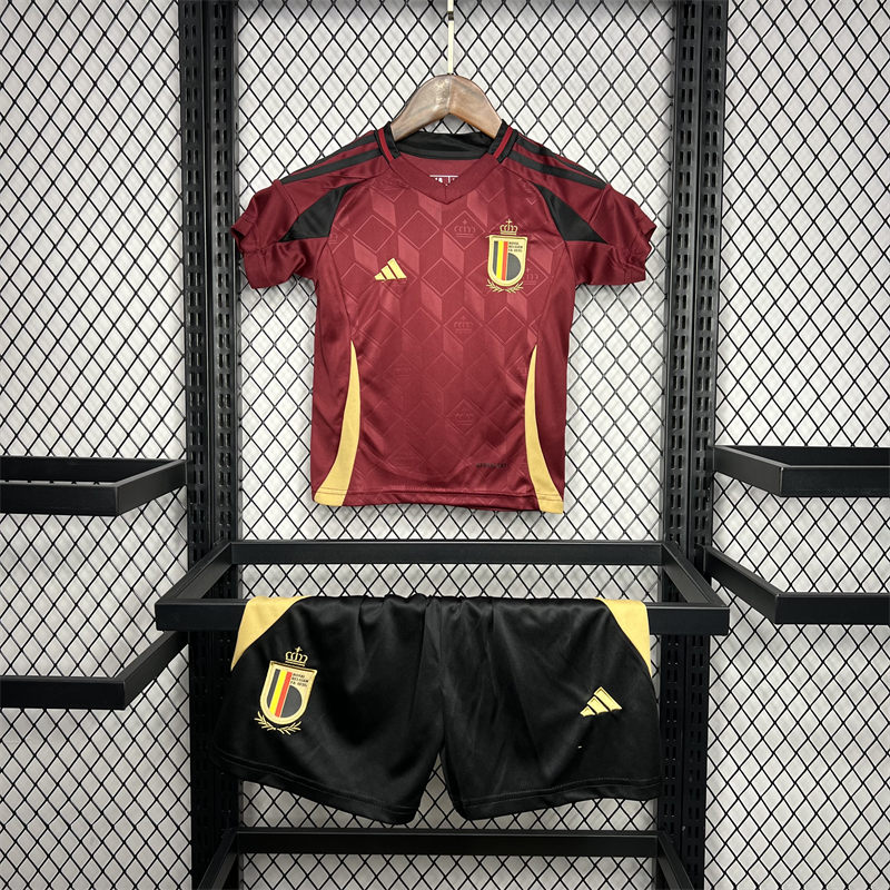 2024/25 Belgium Euro Home jersey Kid Kits Size 16-28
