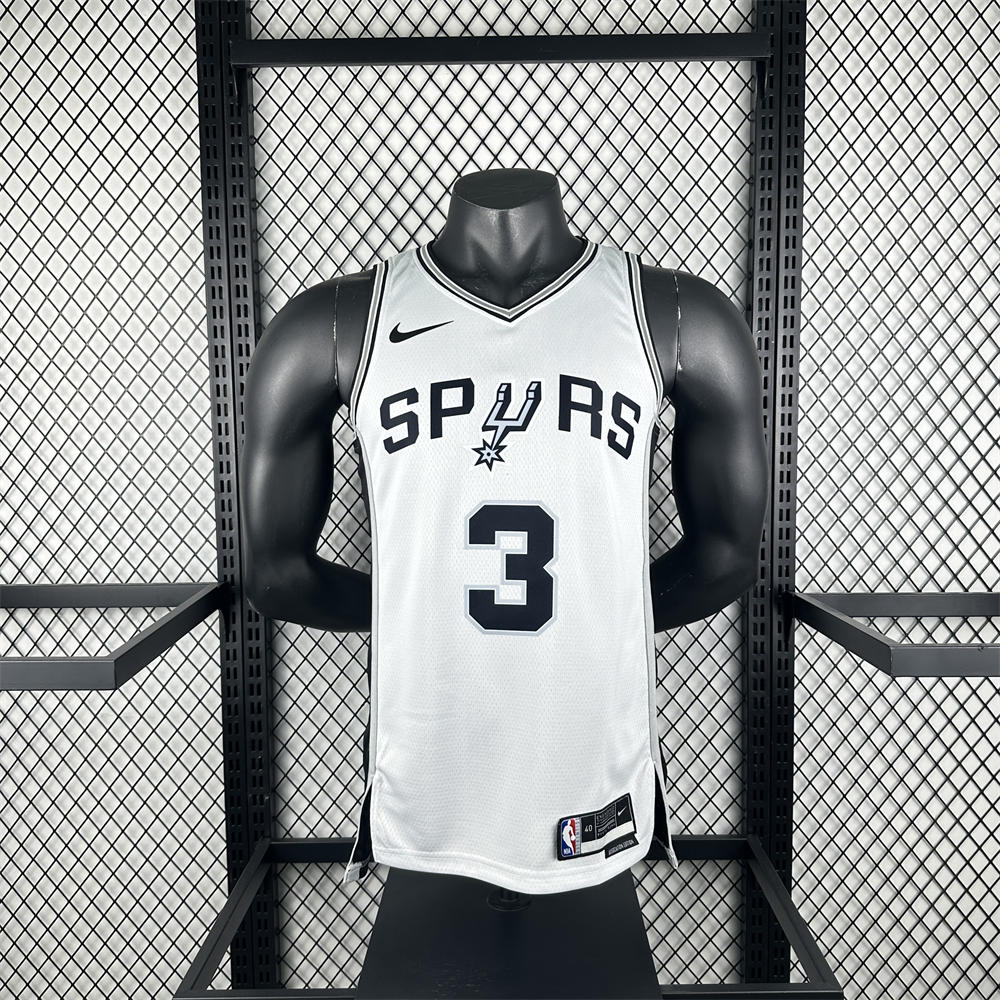 NBA San Antonio Spurs PAUL#3 2022/23 White Icon Edition Swingman Jersey S-XXL