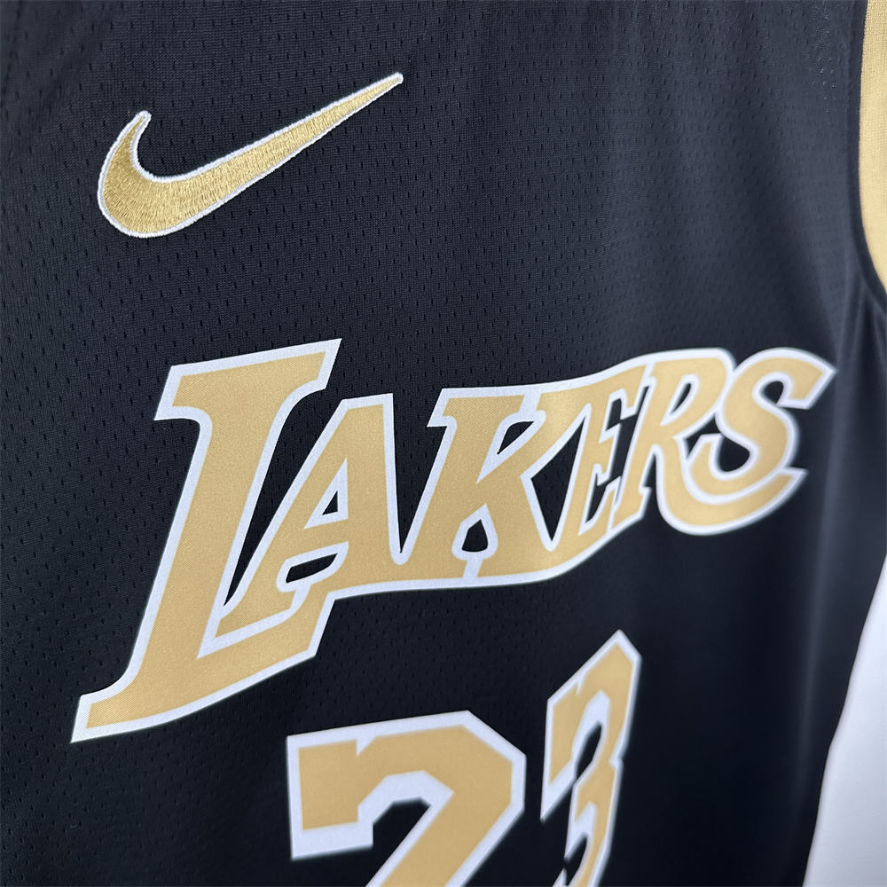 NBA Los Angeles Lakers 2024 Honor Edition Black Jersey JAMES#23 S-XXL