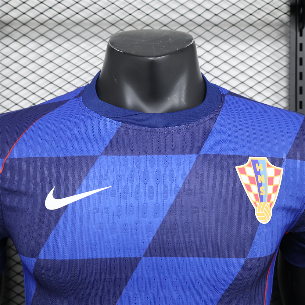 24/25 Croatia Euro Away Jersey Player Version