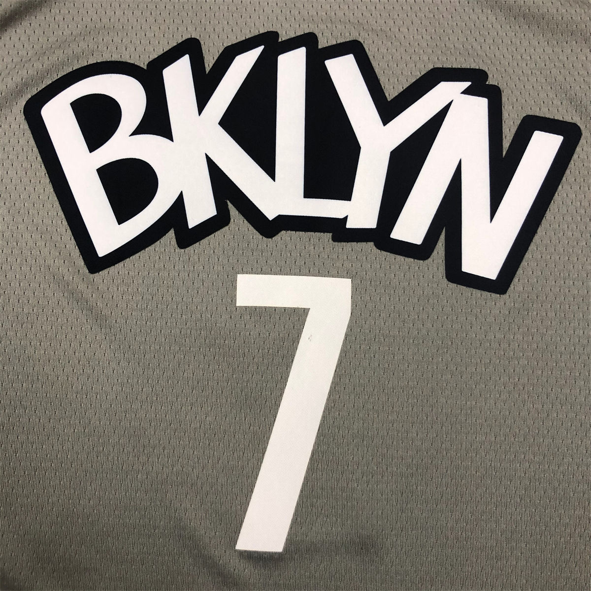 NBA Brooklyn Nets V-neck Grey Jersey DURANT#7 S-XXL