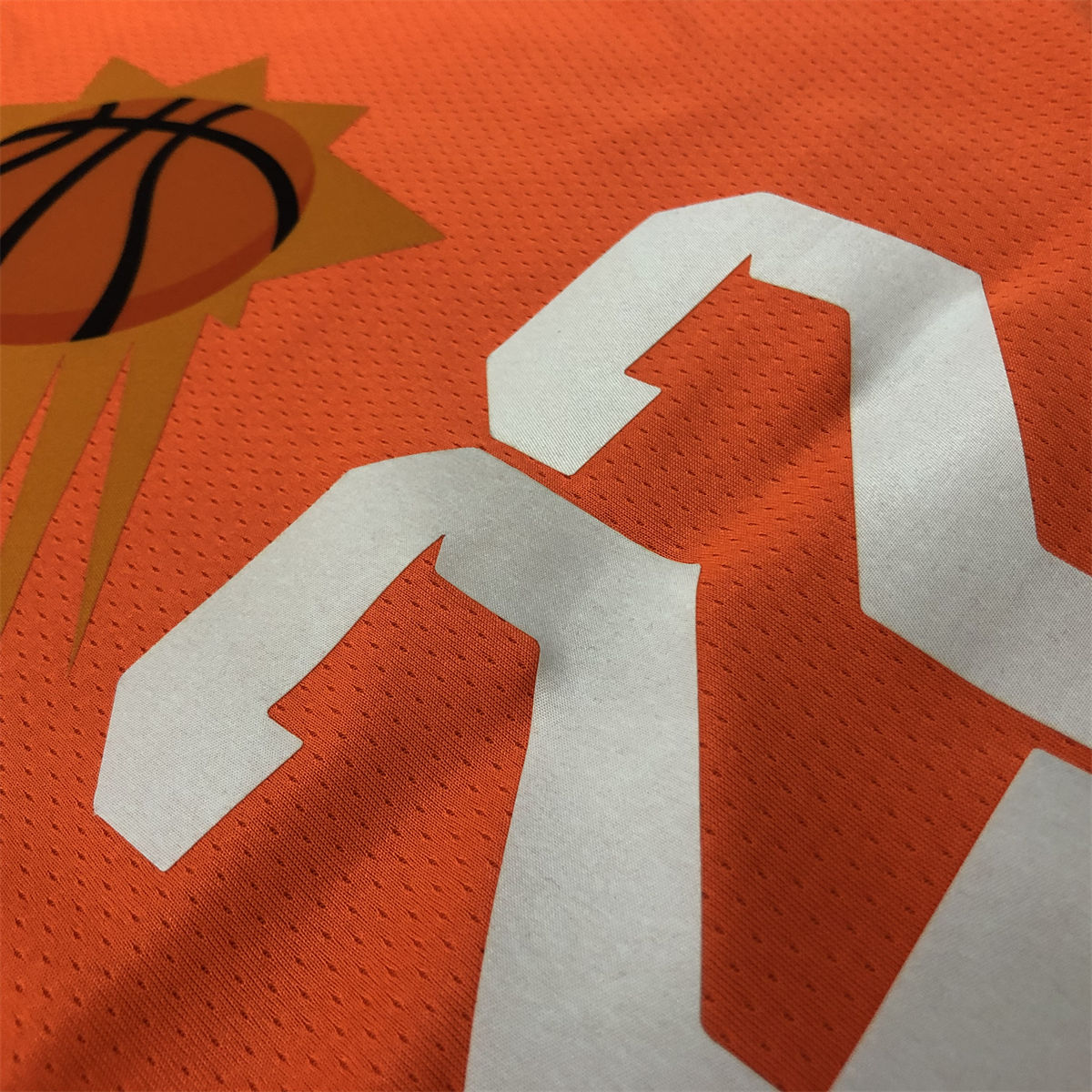 NBA Phoenix Suns V-Neck Orange jersey AYTON#22 S-XXL