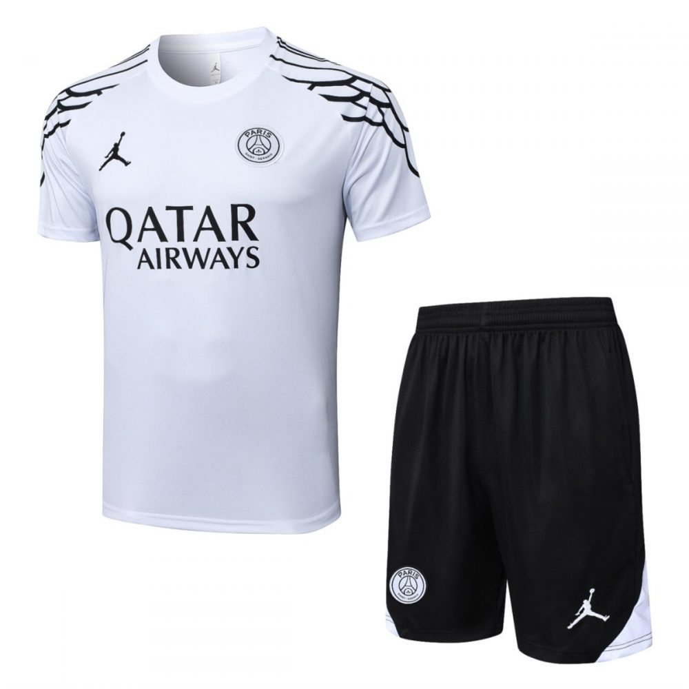 2026 PSG White Training Set Shirt and Shorts