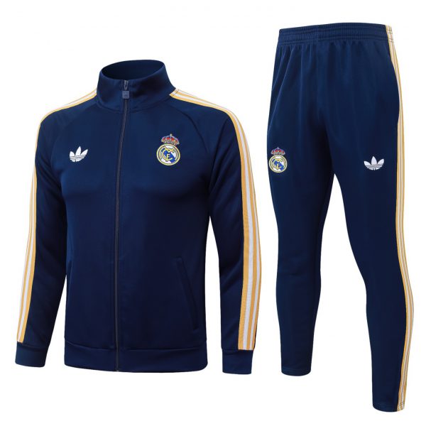 2026 Real Madrid Royal blue Jacket Training Suit Set