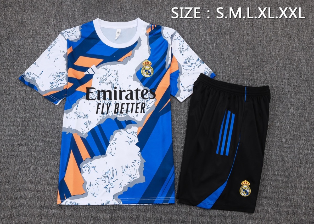 2026 Real Madrid Camouflage color Training Set Shirt andShorts