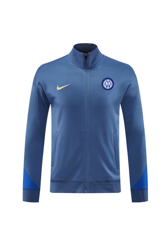 2024 Inter Milan Blue Jacket Training Suit Set Football Team Shirt Sports Fashion