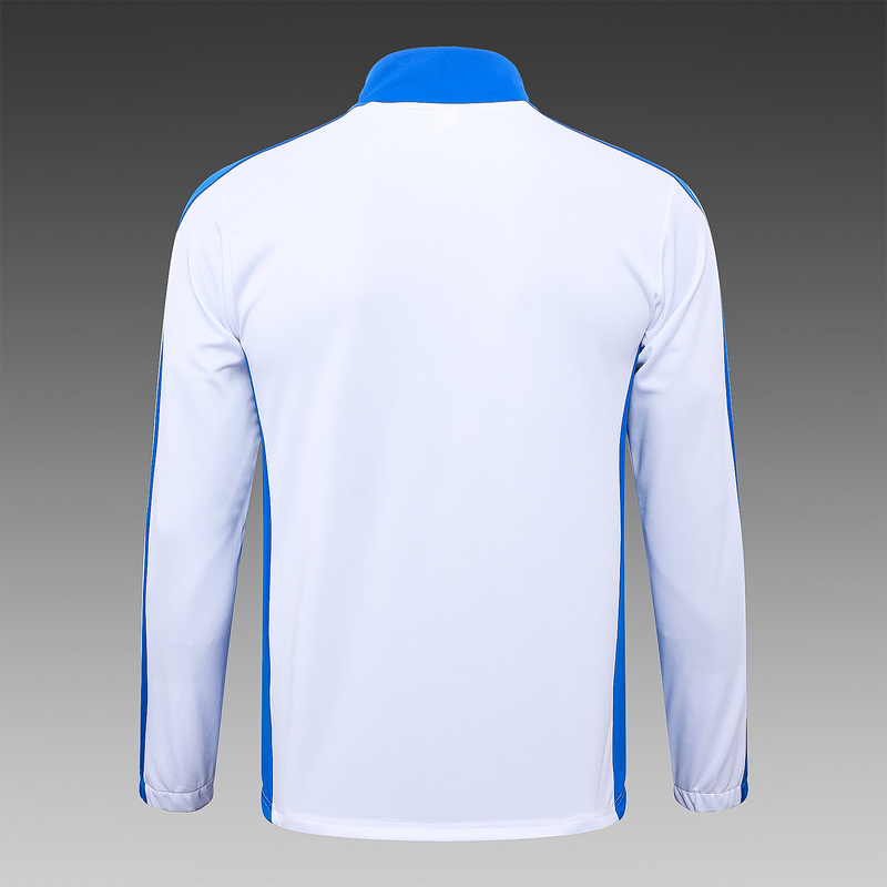 2024/25 Brazil White Jacket Training Suit Set Football Team Shirt Sports Fashion