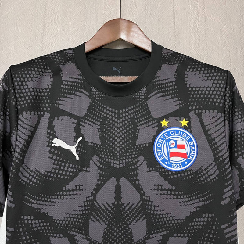 2025/26 Bahia Goalkeeper Black jersey Fan Version