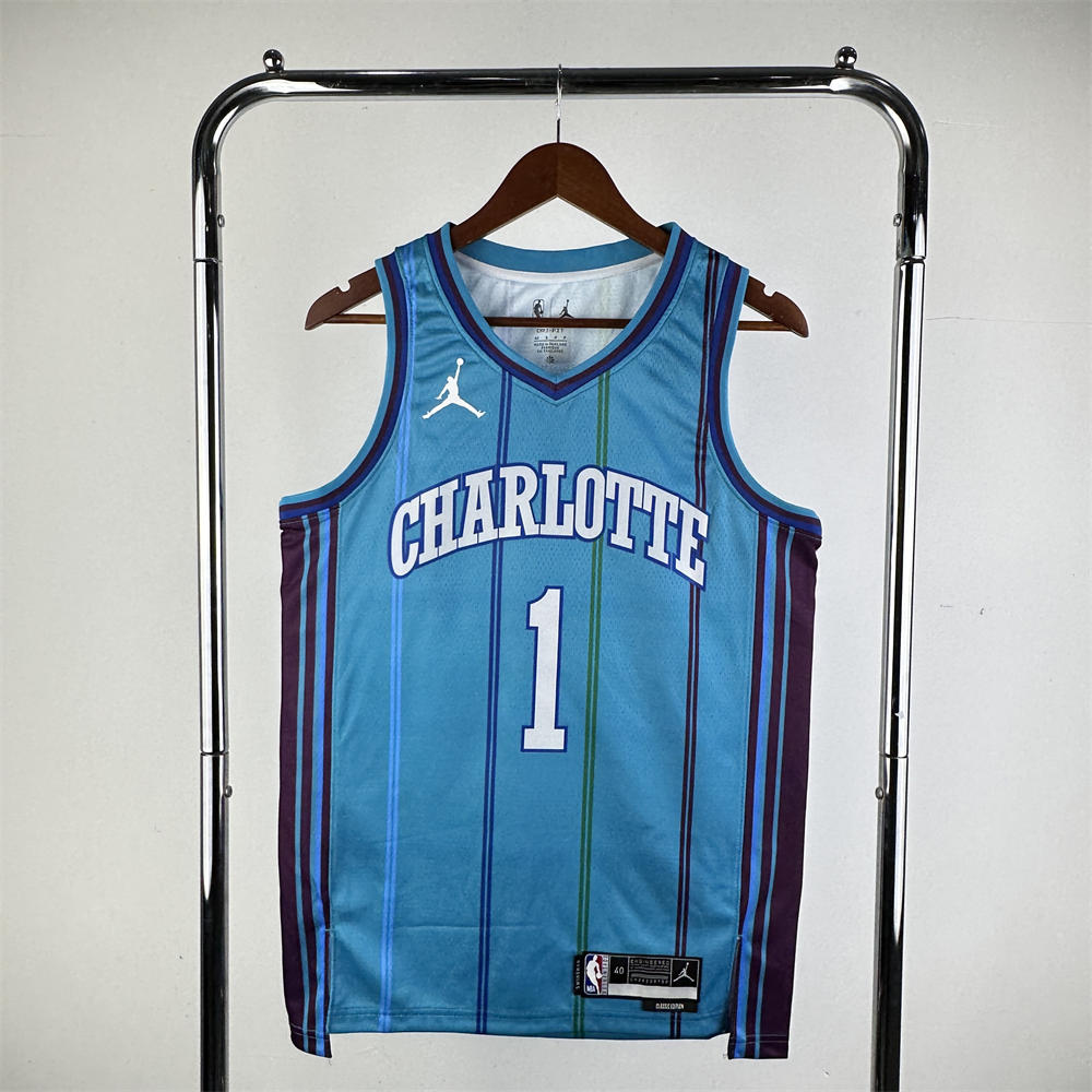 NBA Charlotte Hornets BALL#1 23/24 Swingman Replica Jersey - Classic Edition S-XXL