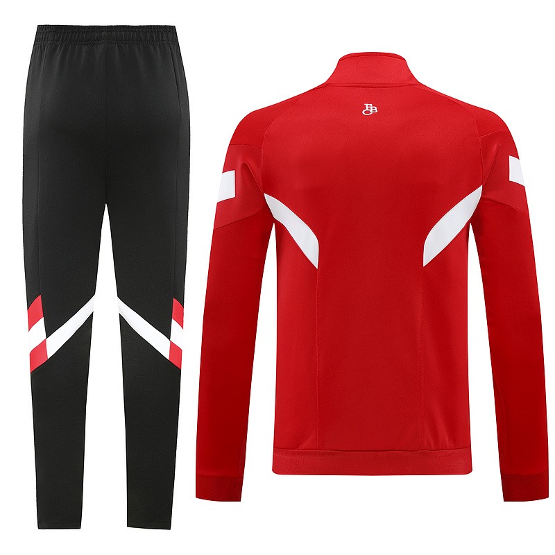 2024 Bayern Munich Red Jacket Training Suit Set Football Team Shirt Sports Fashion