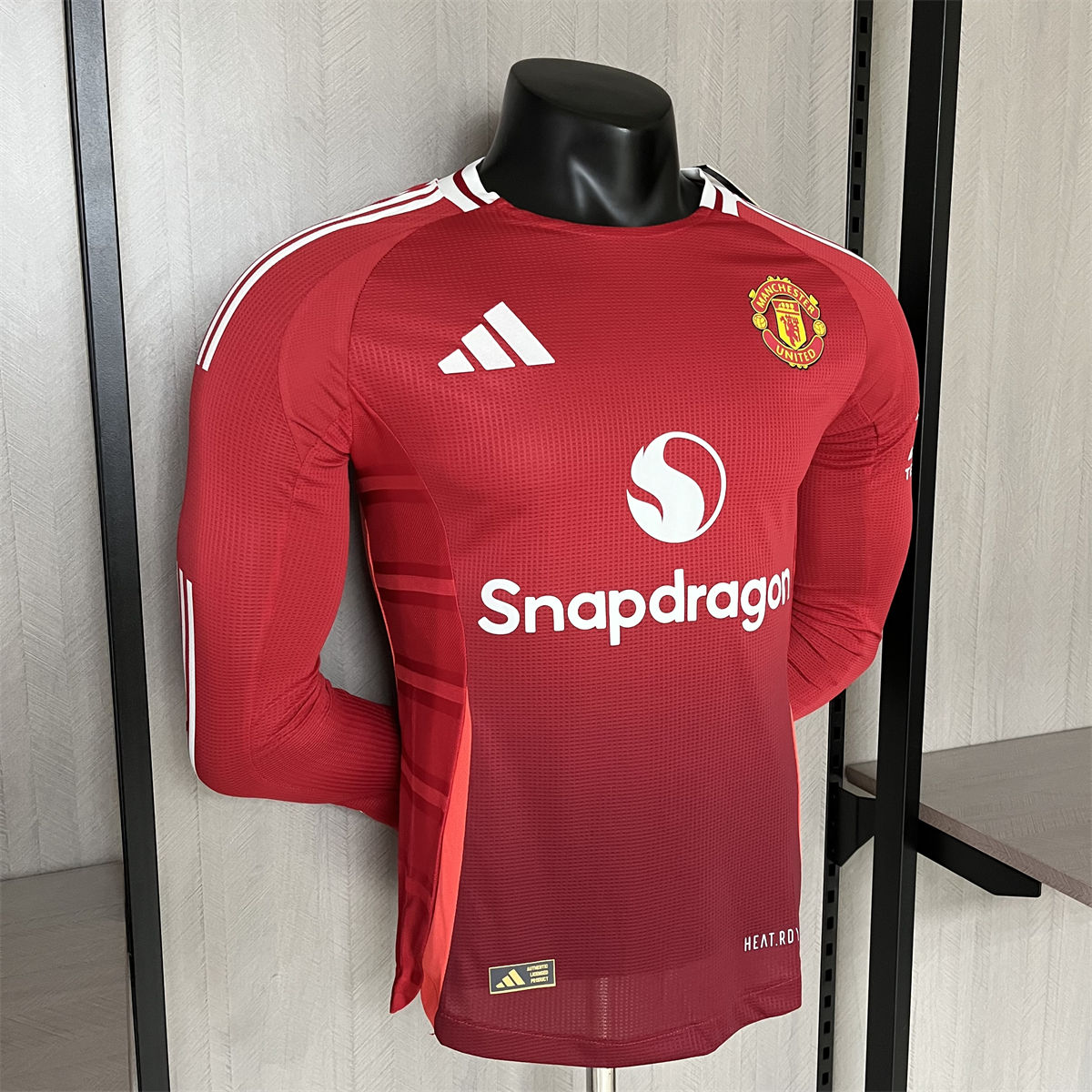 24/25 Manchester United Home Jersey Long Sleeves Player Version
