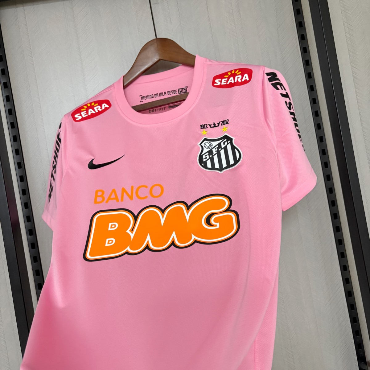 Retro Santos 2012 Pink Jersey Fan Version