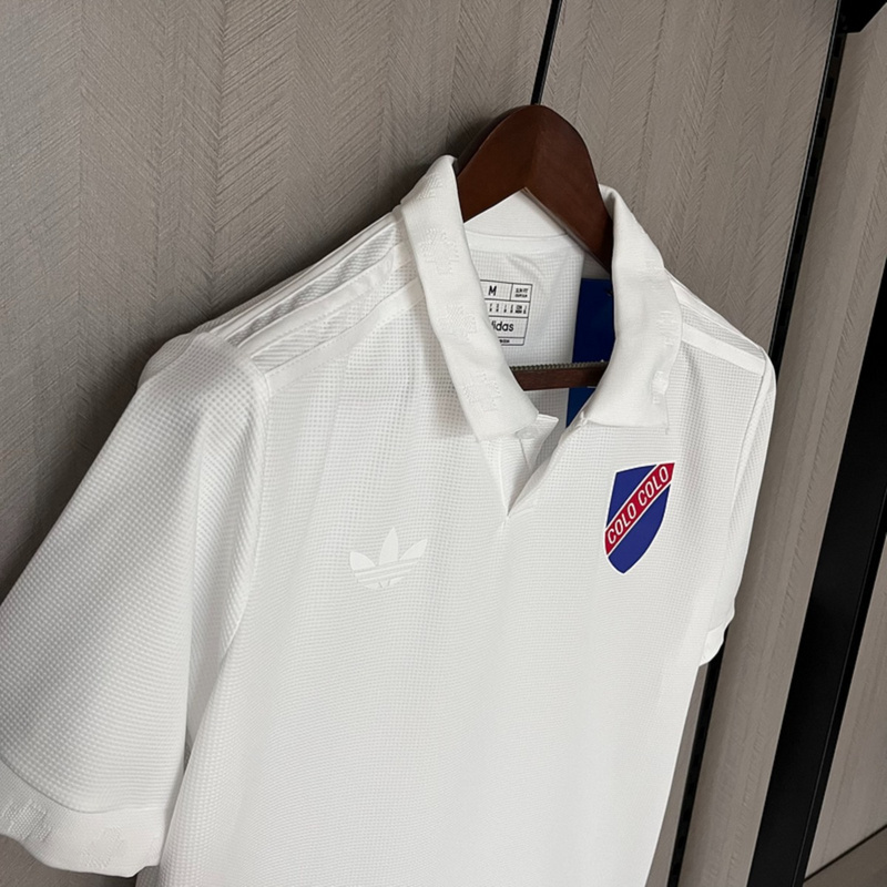 2025/26 Colo Colo 100th Anniversary Edition White Jersey Fan Version