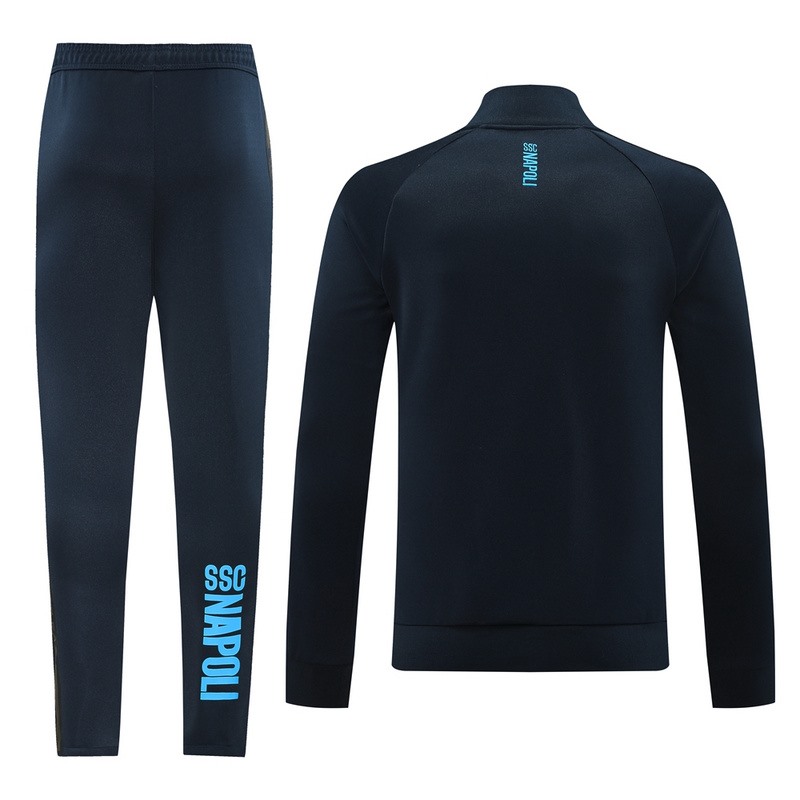 2024 Napoli Royal Blue Jacket Training Suit Set Football Team Shirt Sports Fashion