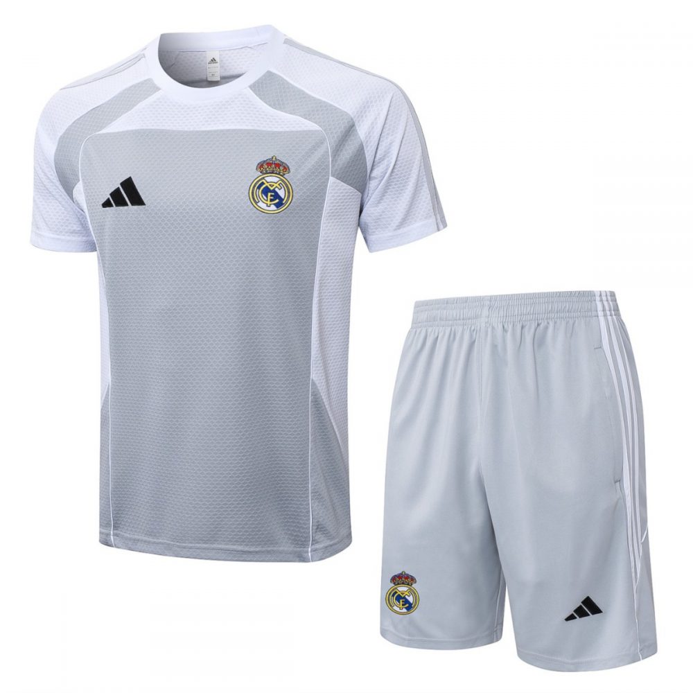 2026 Real Madrid Off-white Training Set Shirt and Shorts