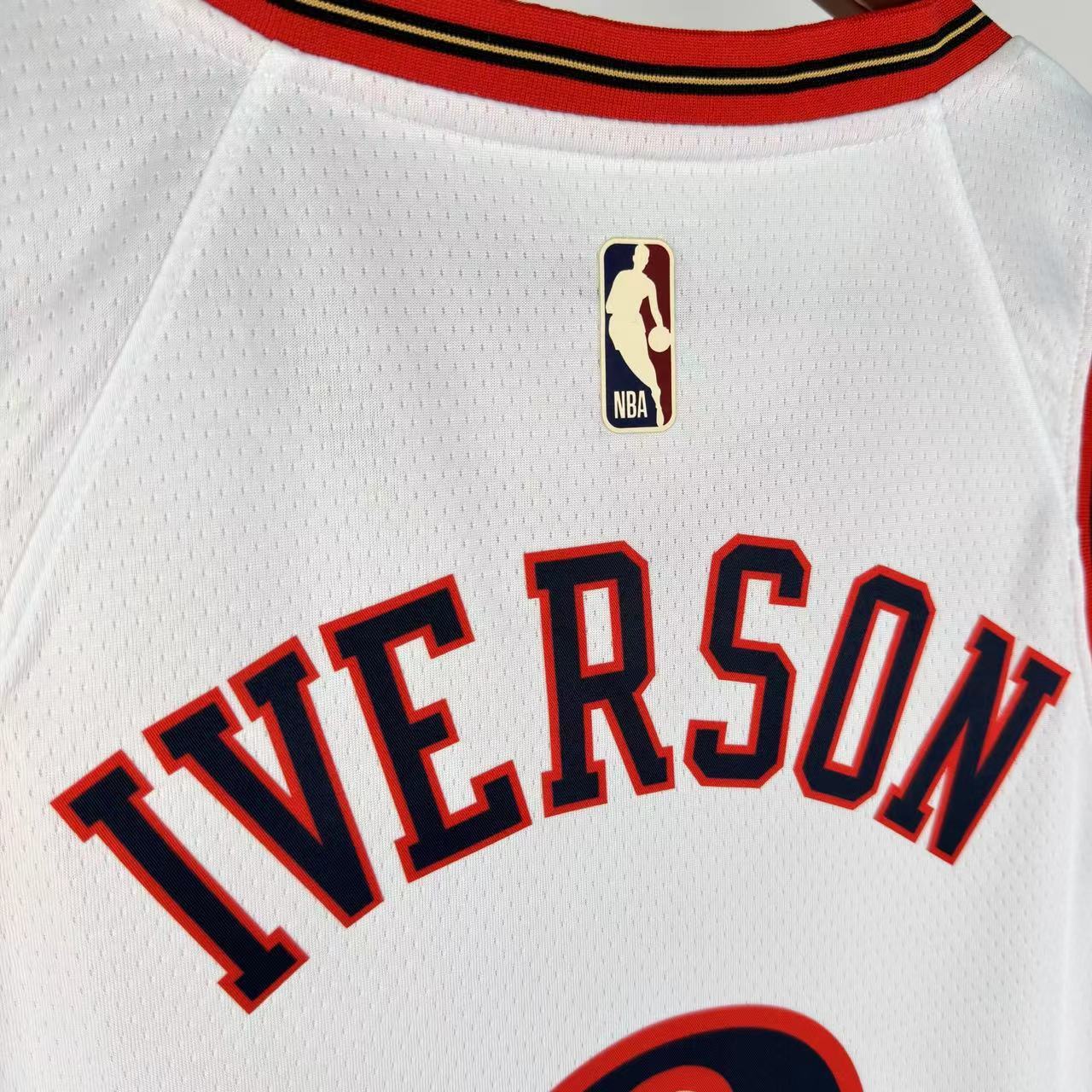 NBA Philadelphia 76ers 2026 Vintage Style White Jersey Iverson#3