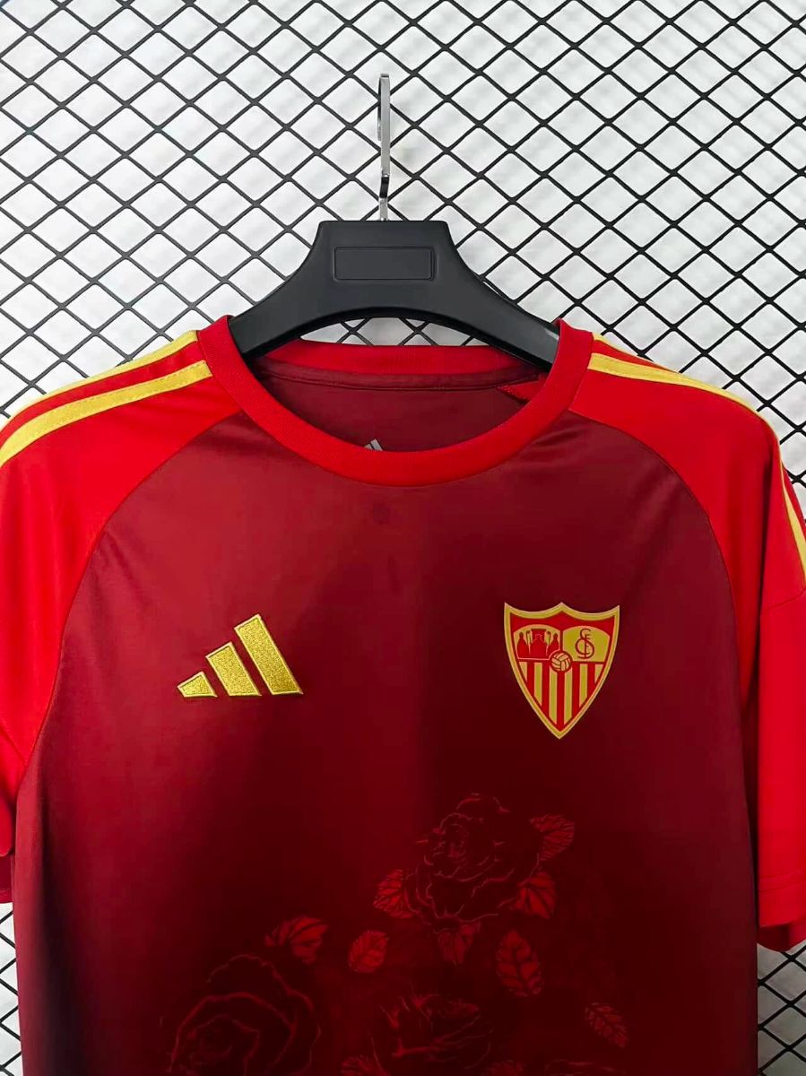 2025/26 Sevilla FC Training Red jersey Fan version
