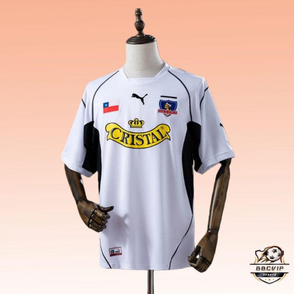 Retro Colo Colo 2003 Home White jersey Fan Version