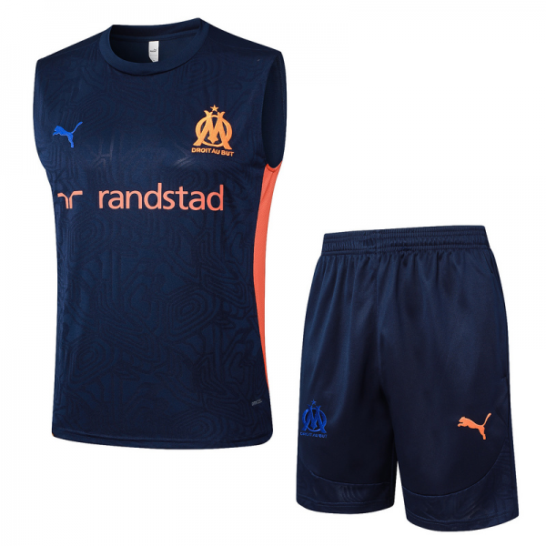 24/25 Marseilles Royal blue Training Set Shirt and Shorts