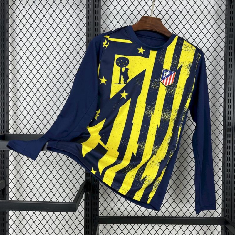 2025/26 Atletico Madrid Pre-match training Long Sleeves jersey Fan Version