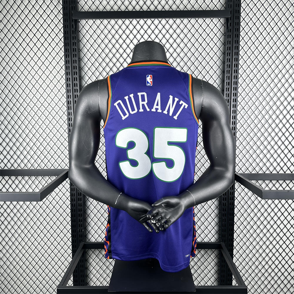 NBA Phoenix Suns 24/25 City Edition DURANT#35 Purple Jersey S-XXL