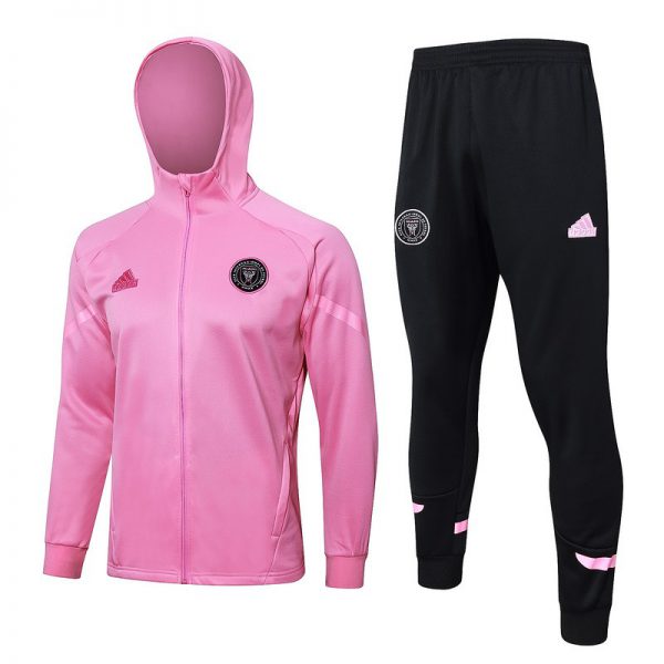 2024 Inter Miami Fc Pink Hoodie Jacket Kit Set Football Team Shirt Sports Fashion