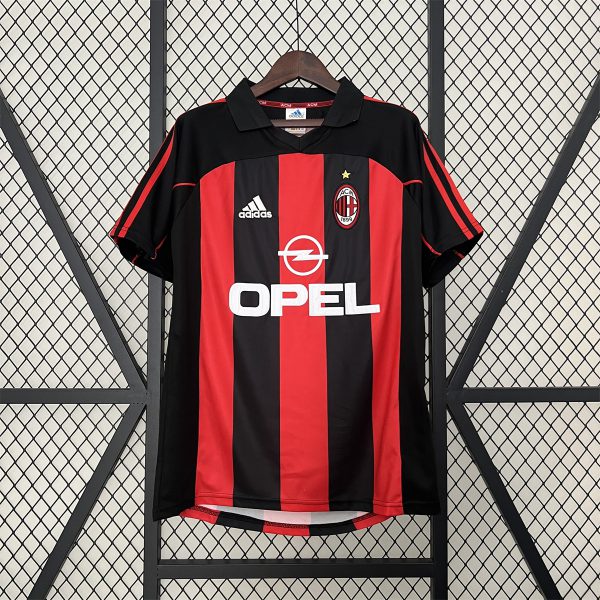 Retro AC Milan 00/02 Home jersey Fan Version