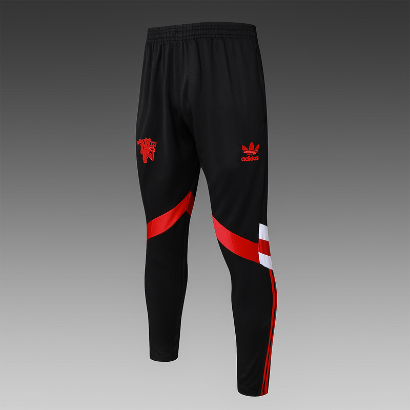 24/25 Manchester United Black Long-sleeved half-pull training kit Football team kit