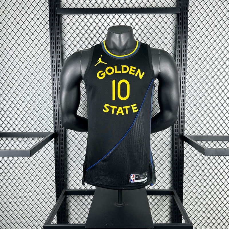 NBA 2025 Golden State Warriors Round Neck JORDAN Edition Black Jersey BUTLER Ⅲ #10 S-XXL