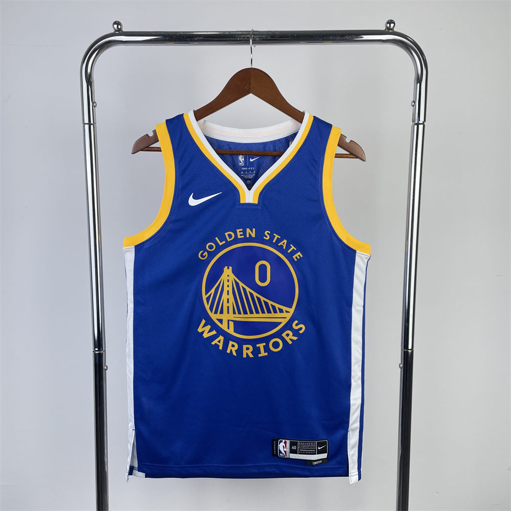 NBA Golden State Warriors 2023 V-Neck Blue Jersey PAYTON Ⅱ#0 S-XXL