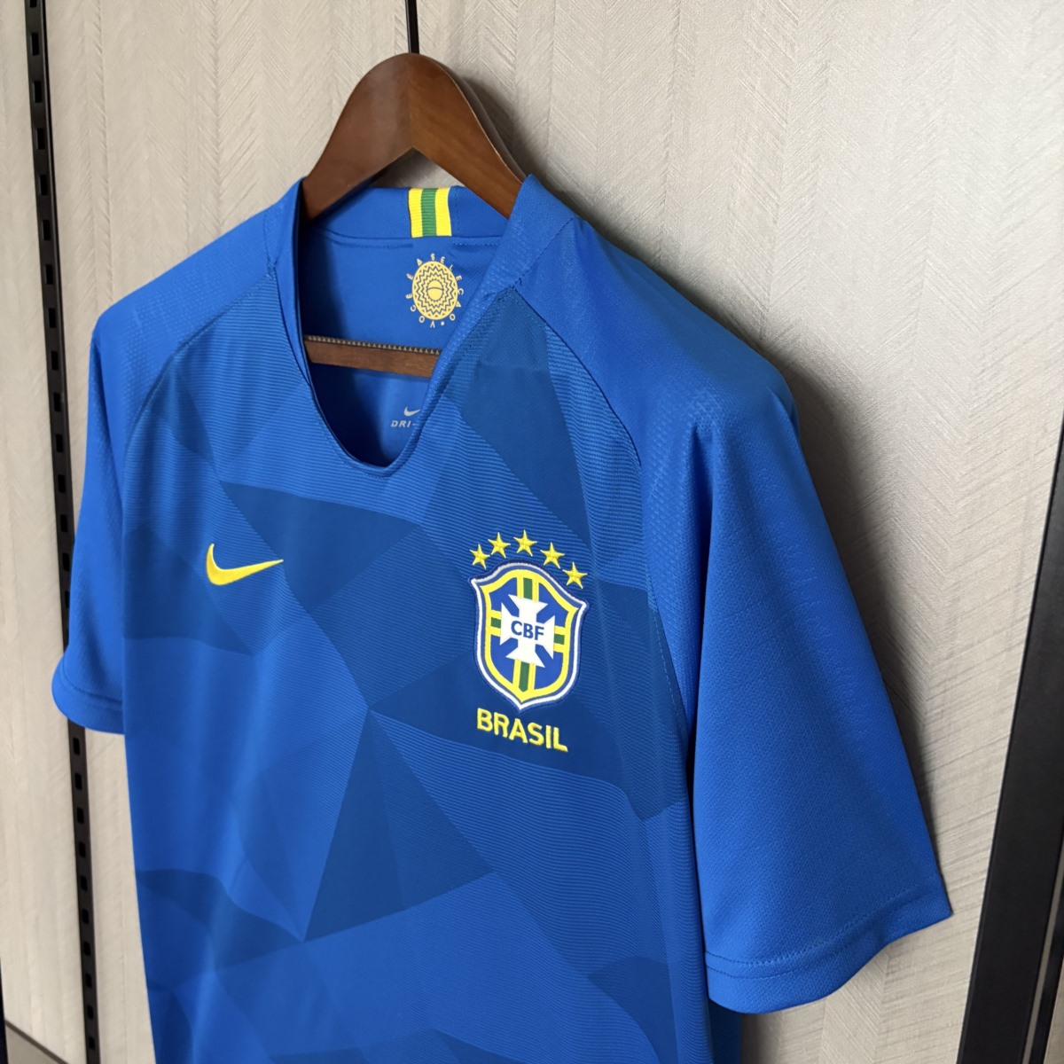 Retro Brazil 2018 away jersey Fan Version