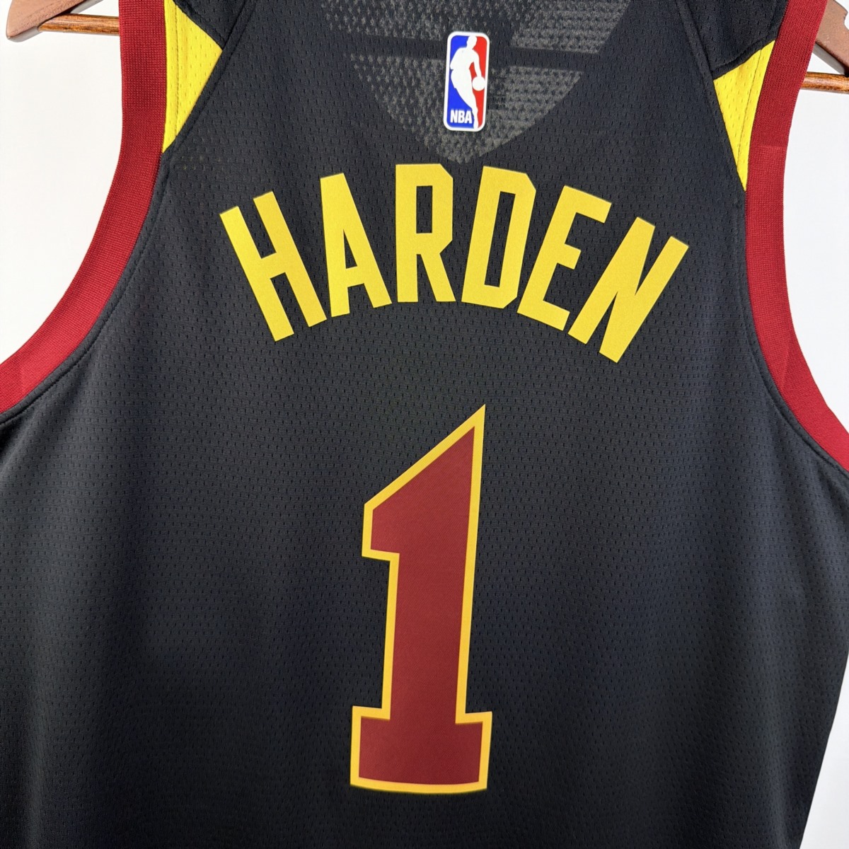 NBA Cleverland Cavaliers V-Neck Black Jersey HARDEN#1